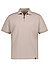 Zip-Polo, Regular Fit, Baumwoll-Piqué, taupe - taupe