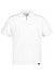 Zip-Polo, Regular Fit, Baumwoll-Piqué, weiß - weiß