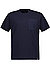 T-Shirt, Regular Fit, Baumwoll-Piqué, navy - navy