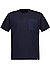 T-Shirt, Regular Fit, Baumwoll-Piqué, navy - navy