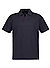 Polo-Shirt, Regular Fit, Baumwoll-Piqué, schwarz - schwarz