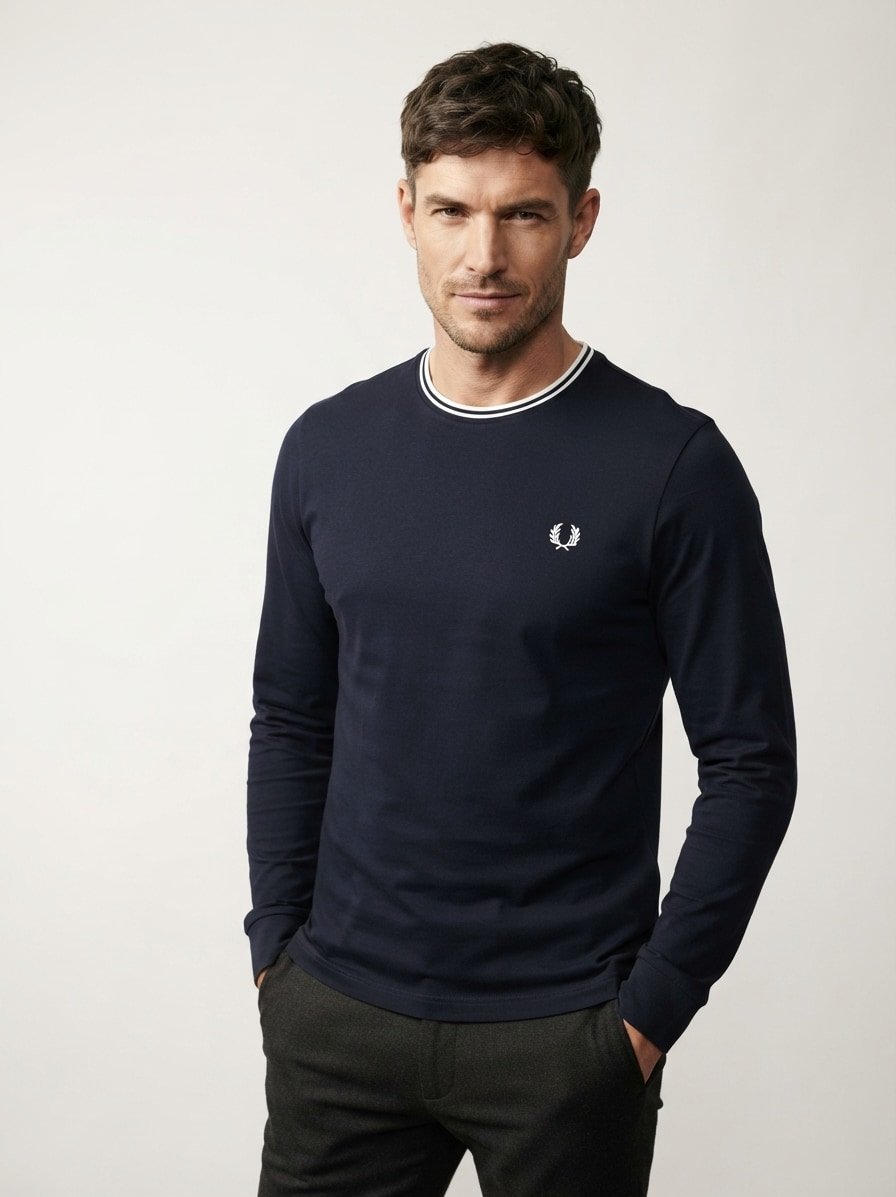 Fred Perry Longsleeve M9602/795, Produktbild 2
