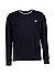 Longsleeve, Baumwolle, dunkelblau - dunkelblau