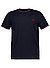 T-Shirt, Baumwolle, navy - navy-grün-rot