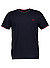 T-Shirt, Baumwolle, navy - navy-grün-rot
