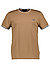 T-Shirt, Baumwolle, braun - braun-navy