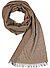 Schal, Reines Kaschmir, camel meliert - camel