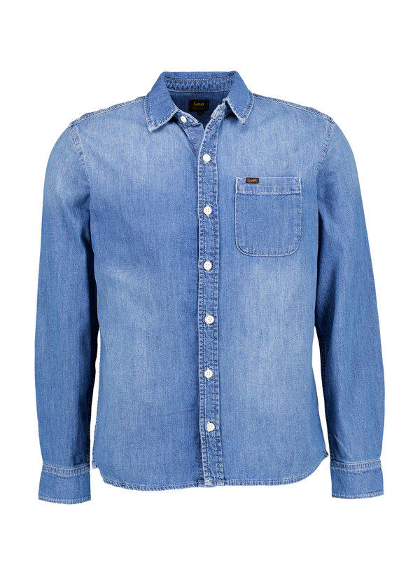 Lee Hemd Leesure mid blue denim 112370551