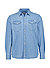 Jeanshemd, Regular Fit, Baumwolle, blau - strong bleach