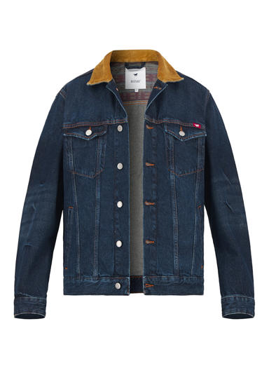 Jeansjacke Dallas, Baumwolle, dark