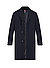 Mantel, Wolle, navy - navy