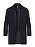 Mantel, Wolle, navy - navy