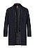 Mantel, Wolle, navy - navy
