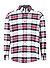 Hemd, Regular Fit, Flanell, rot-marine kariert - rot