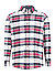 Hemd, Regular Fit, Flanell, rot-marine kariert - rot