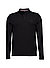 Polo-Shirt, Baumwoll-Piqué, schwarz - schwarz
