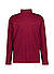 Rollkragenshirt, Baumwolle, weinrot - weinrot