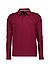 Polo-Shirt, Baumwoll-Piqué, weinrot - weinrot