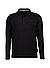 Polo-Shirt, Baumwoll-Piqué, schwarz - schwarz