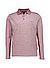 Polo-Shirt, Baumwoll-Piqué, dunkelrot meliert - dunkelrot
