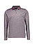 Polo-Shirt, Baumwoll-Piqué, dunkelbraun meliert - dunkelbraun
