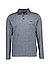 Polo-Shirt, Baumwoll-Piqué, nachtblau meliert - nachtblau