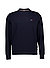 Sweatshirt, Baumwolle, nachtblau - nachtblau