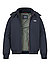 Funktionsjacke, Mikrofaser wattiert, navy - navy