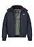 Funktionsjacke, Mikrofaser wattiert, navy - navy