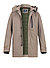Parka, Mikrofaser wasserabweisend, beige - beige