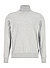 Rollkragenpullover, Baumwolle, grau - grau