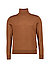 Rollkragenpullover, Baumwolle, braun - braun