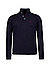 Troyer, Baumwolle, navy meliert - navy