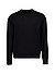 Pullover, Baumwolle, schwarz - schwarz