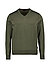Pullover, Baumwolle, dunkelgrün - dunkelgrün