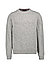 Pullover, Wolle, grau meliert - grau