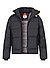 Daunenjacke Tyrik, Mikrofaser, schwarz - schwarz
