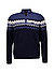 Troyer, Mikrofaser, navy gemustert - navy