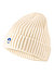Mütze, Baumwolle-Wolle, ecru - ecru