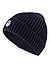 Mütze, Baumwolle-Wolle, navy - navy