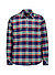Hemd, Flanell, navy-rot kariert - navy-rot-grün