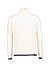 Rollkragenpullover, Wolle, navy - ecru