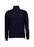 Rollkragenpullover, Wolle, navy - navy