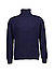 Rollkragenpullover, Baumwolle, navy - navy
