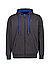 Sweatjacke, Baumwolle, anthrazit - anthrazit