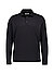Polo-Shirt, Jersey, schwarz - schwarz
