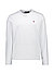 Longsleeve, Regular Fit, Baumwolle, Weiss - weiß