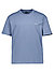 T-Shirt, Comfort Fit, Baumwolle, blau - blau
