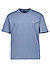 T-Shirt, Comfort Fit, Baumwolle, blau - blau