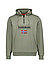 Hoodie, Baumwolle, dunkelgrün - dunkelgrün